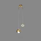 Suspension Cristal Minimaliste Nordique — Long Line Luxe — Chambre et Salon