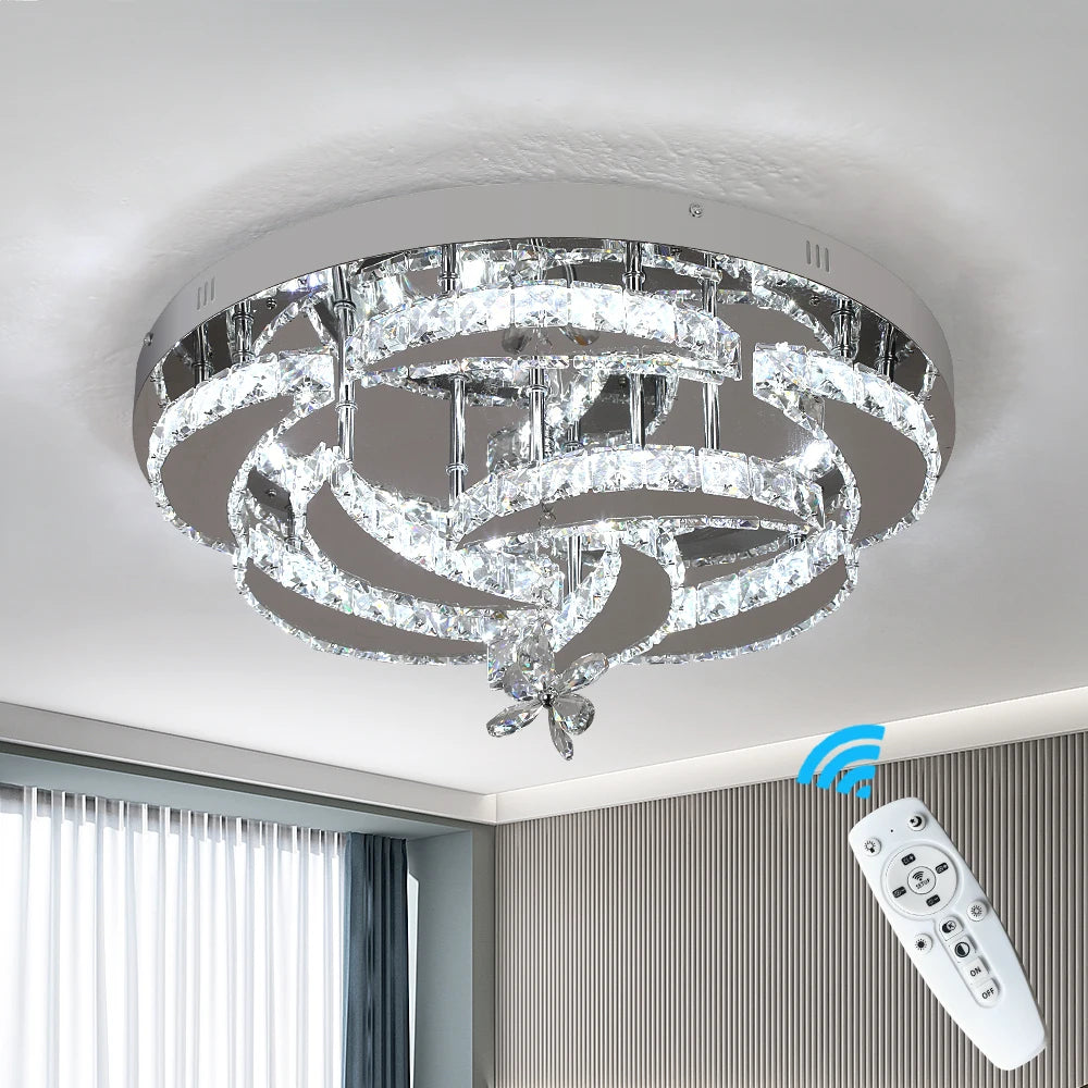 Lustre LED Cristal — Verre