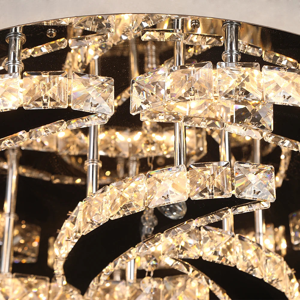 Lustre LED Cristal — Verre