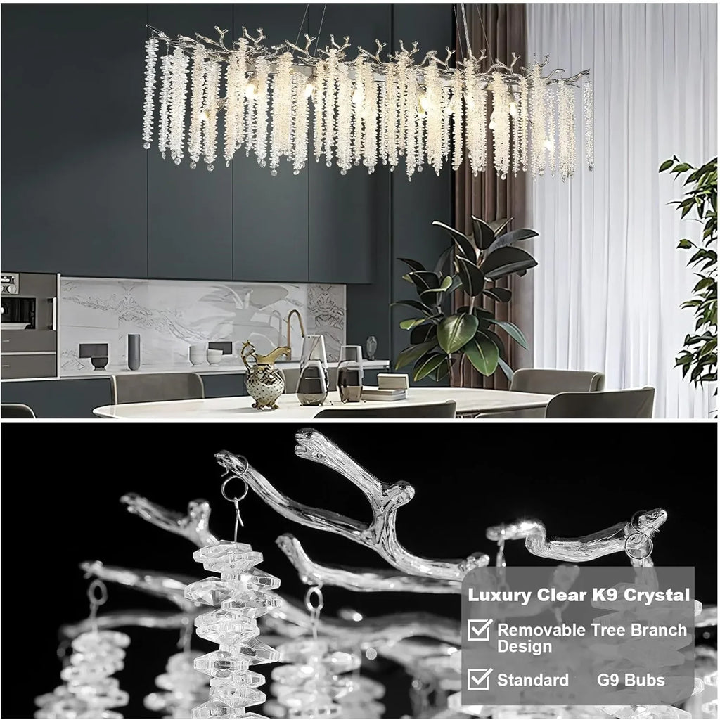 Lustre Cristal Salon