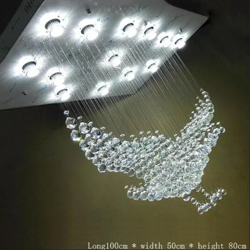 Suspension Luminaire Salon — Cristal