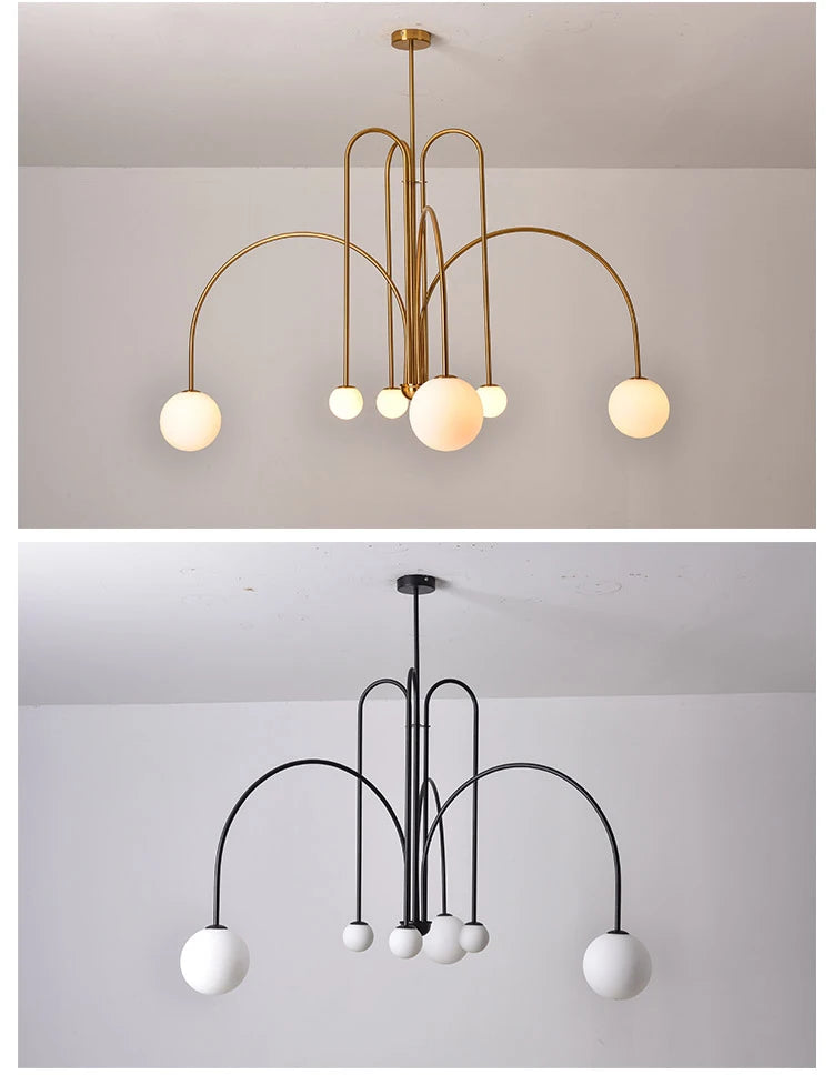 Lustre Contemporain — Plafonnier Boule Moderne
