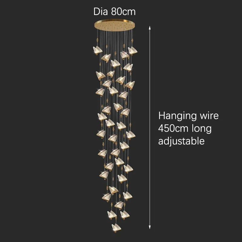 Suspension Luminaire Nordique — Cristal