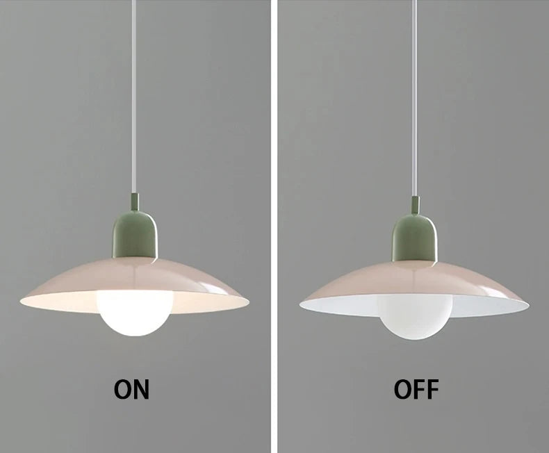 Lustre Nordique Macaron Design — Salle à Manger et Bureau — Style Bauhaus
