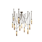 Lustre Aluminium Design — Métal — 7 ampoules