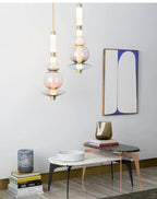 Lustre pour Salon Moderne — Verre