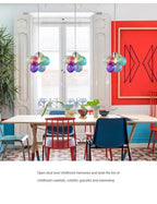 Lustre Coloré — Plafonnier Nordique Design