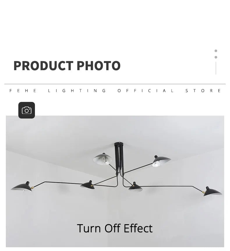 Plafonnier Salon Moderne — Plafonnier Nordique Design