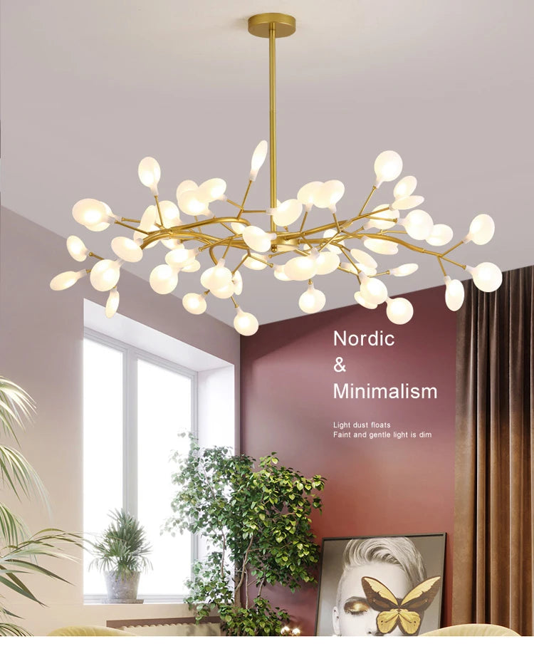 Lustre Salon Industriel — Noir