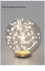 Suspension Luminaire Verre — Plafonnier Boule Moderne
