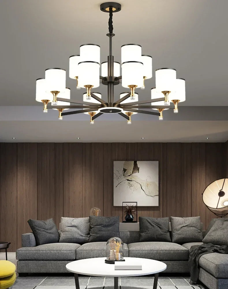 Lustre Moderne Salon — Plafonnier Nordique Design