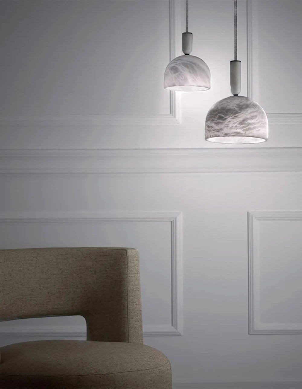 Lustre LED Design — Marbre