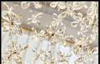 Lustre Cristal Moderne — Escalier