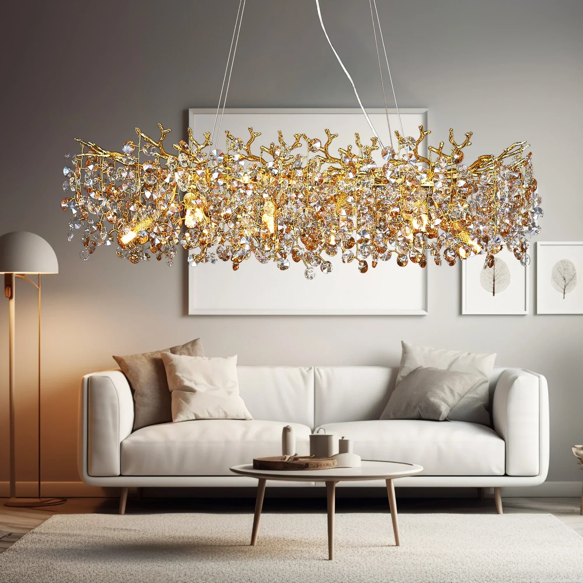Lustre pour Salle à Manger — Cristal