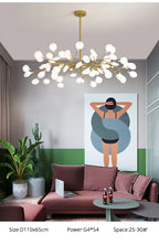 Lustre Salon Industriel — Noir