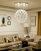 Lustre Cristal Moderne — Escalier