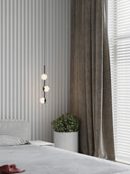 Lustre Noir Moderne — Verre