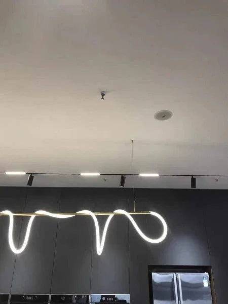Lustre Cuisine Industriel — Nordique — Doré 150 cm A