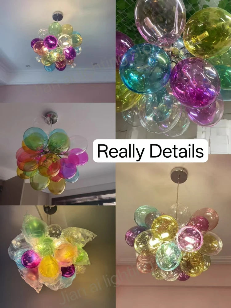 Lustre Coloré — Plafonnier Nordique Design