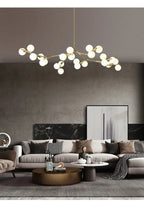 Lustre Boule Design — 5 pièces Ampoule G9 3000K