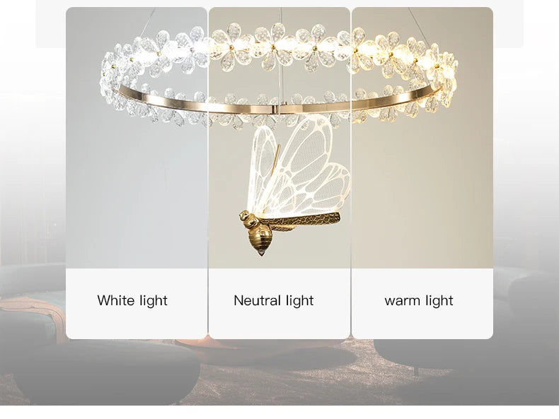 Lustre LED Cristal — Salle à Manger