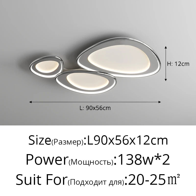 Lustre Salle à Manger Déporté — Blanc