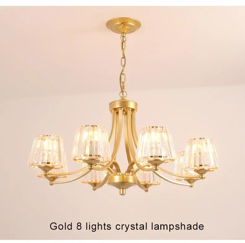 Lustre Salon Moderne — Plafonnier LED Cristal