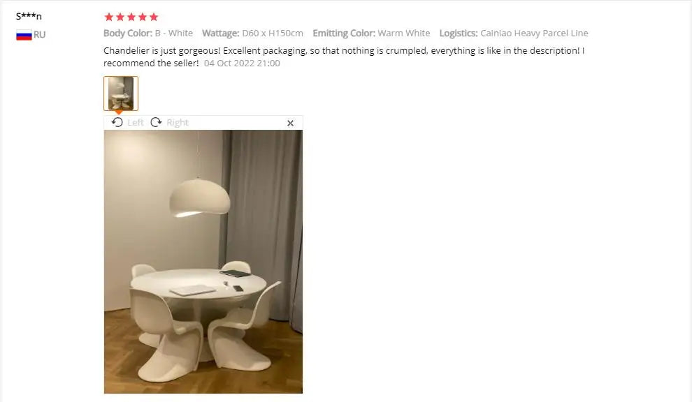 Lustre Salle à Manger Déporté — Nordique