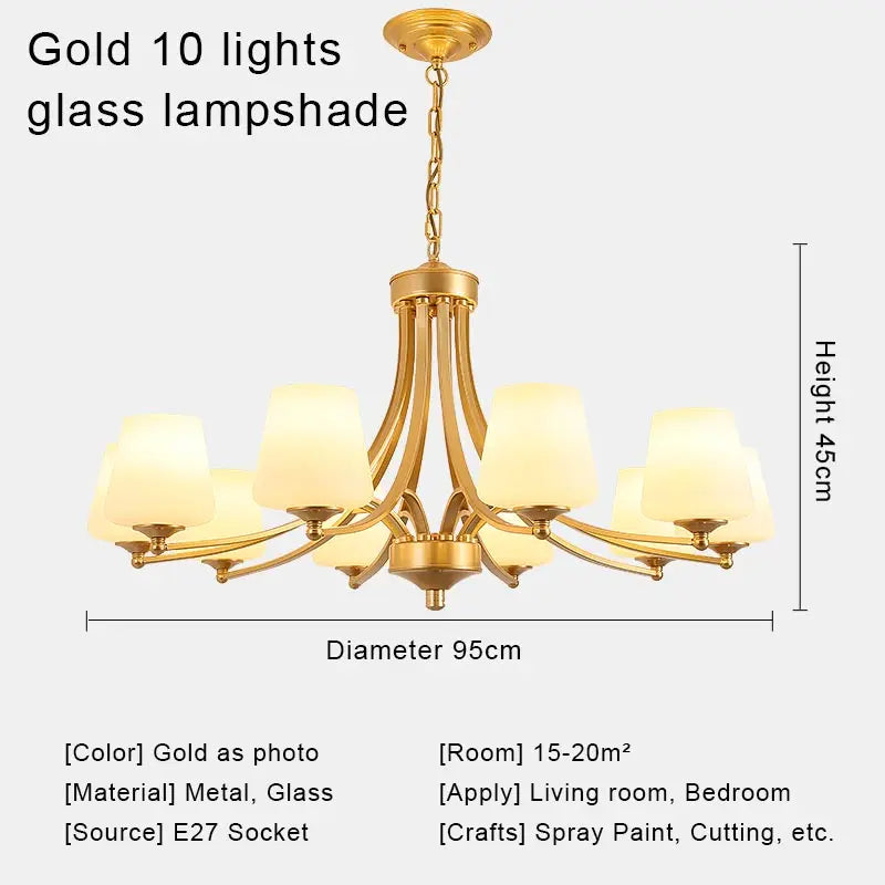 Lustre Salon Moderne — Plafonnier LED Cristal