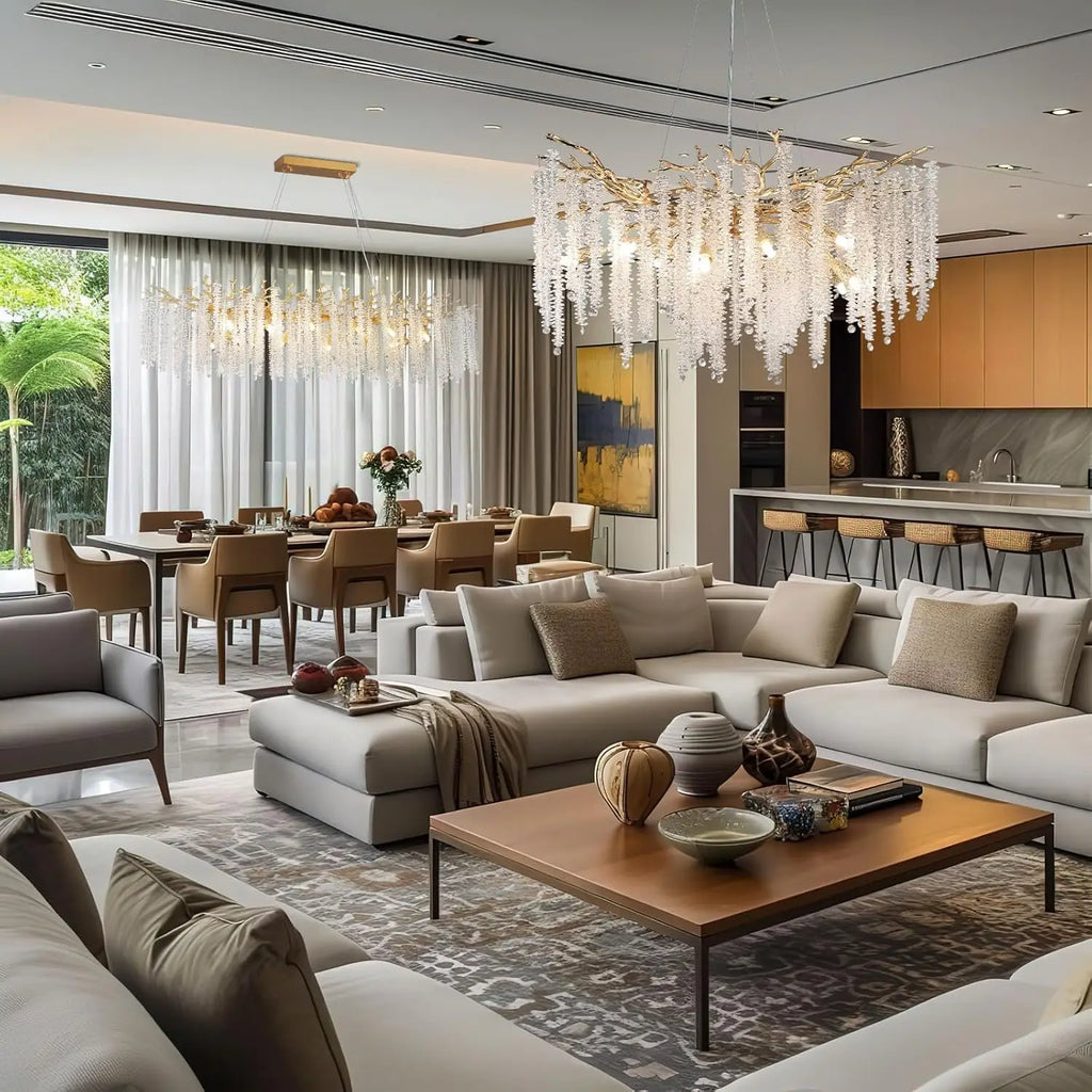 Lustre Cristal Salon