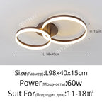 Lustre Design LED — Métal — 1 anneau 50cm