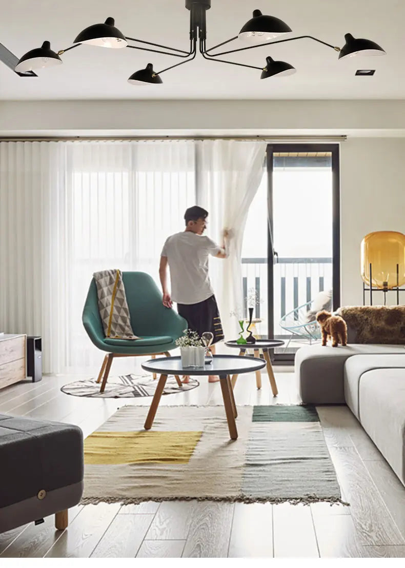 Plafonnier Salon Moderne — Plafonnier Nordique Design