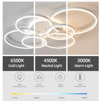 Lustre pour Salon Moderne — Blanc