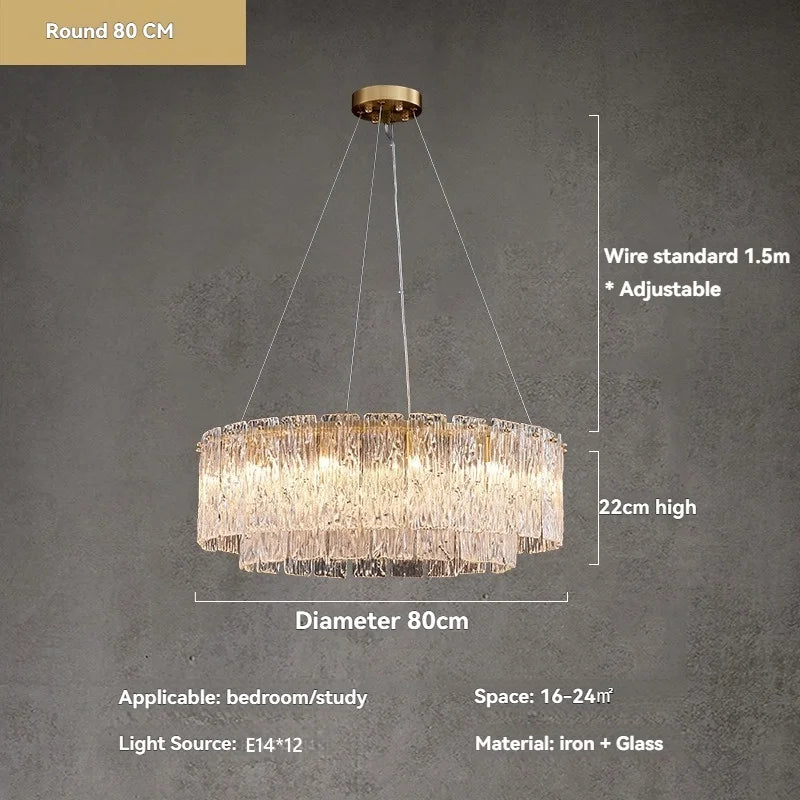 Lustre Moderne Design — Verre