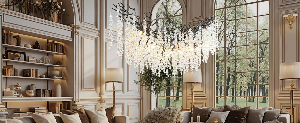 Lustre Cristal Salon — Chambre