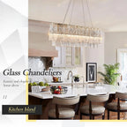 Lustre Moderne Design — Verre