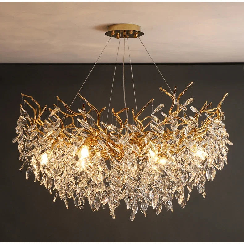 Grand Lustre Salle à Manger — Cristal Grand Format