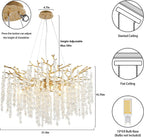 Lustre Cristal Salon — Chambre