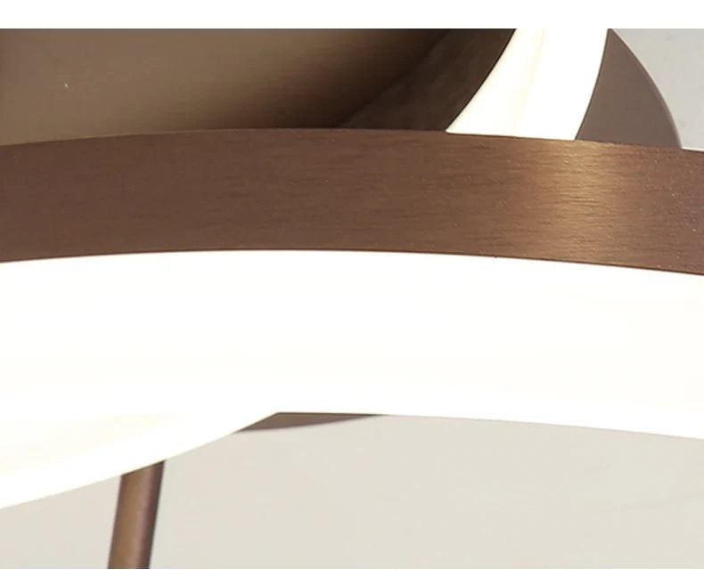Lustre Design LED — Métal — 1 anneau 50cm