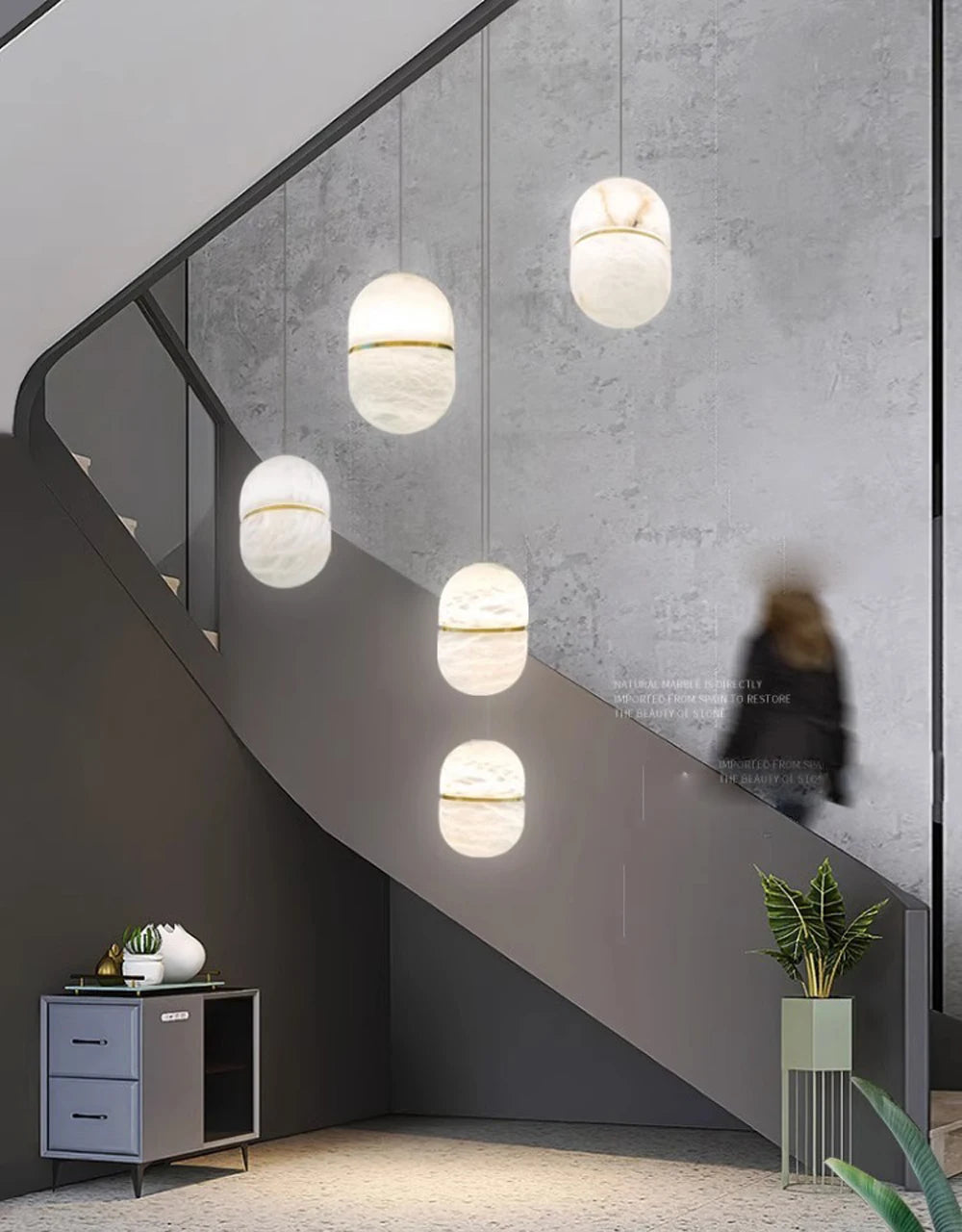 Lustre LED Design — Marbre