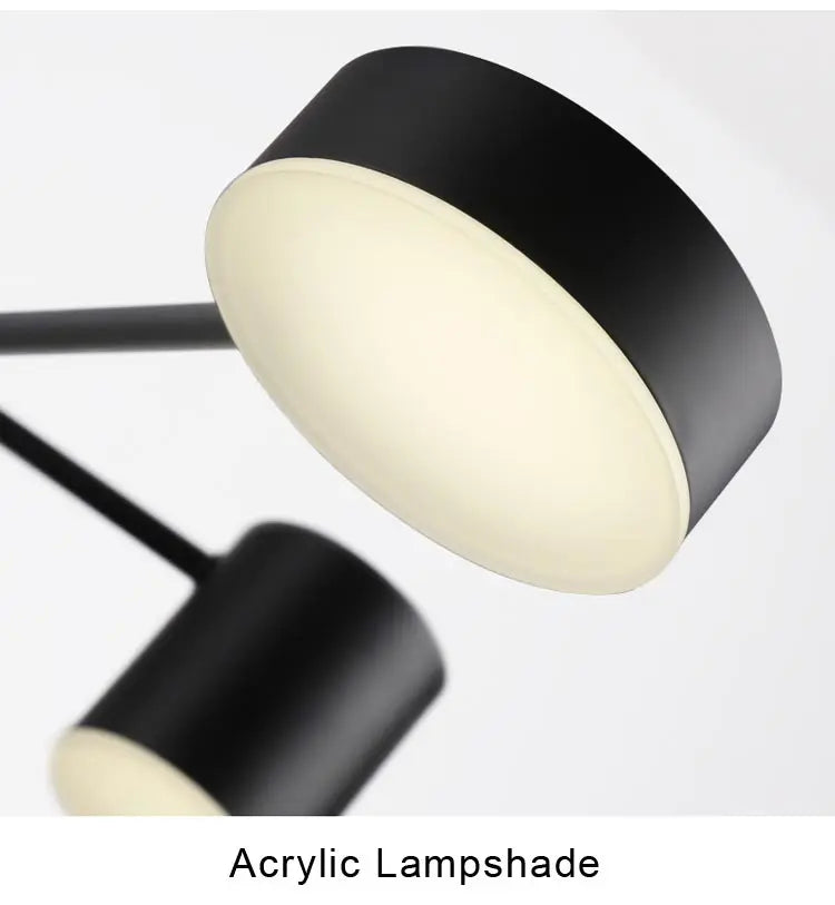 Lustre Moderne Noir — Cuivre