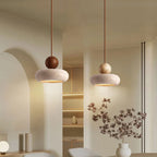 Suspension Pierre d'Agate Naturelle — Design Vintage Unique — Chambre et Restaurant
