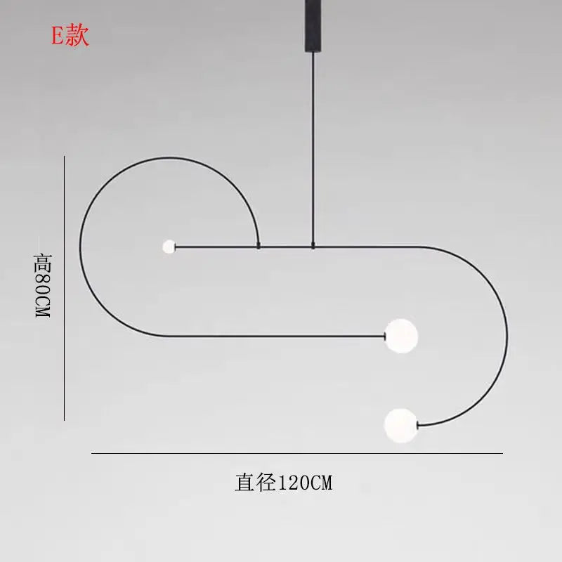 Lustre Industriel — Plafonnier Nordique Design