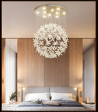 Lustre Cristal Moderne — Escalier