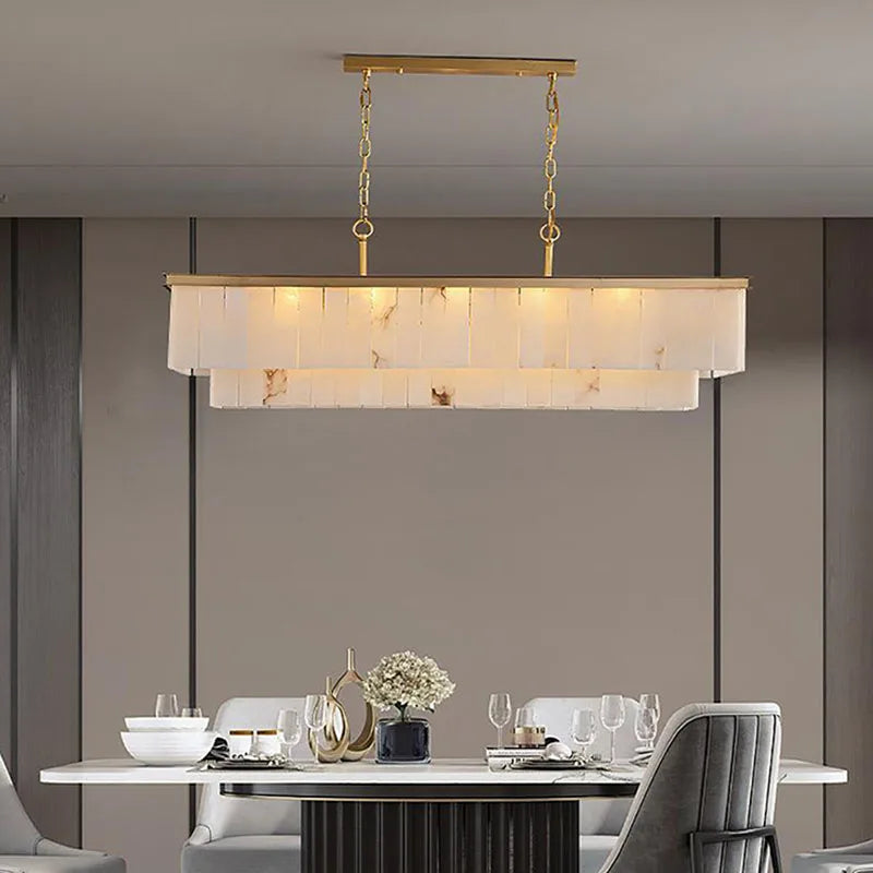 Lustre Tendance Salon — Marbre