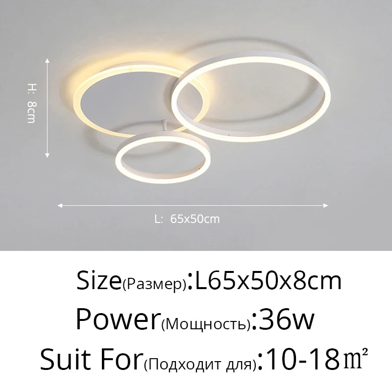 Lustre Blanc Moderne