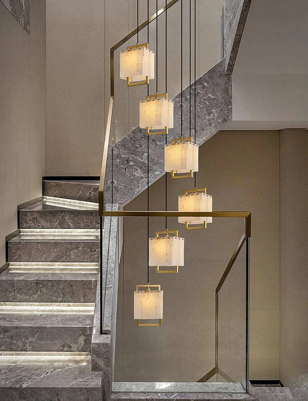 Lustre Tendance Salon — Marbre