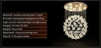 Lustre Cristal Moderne — Escalier
