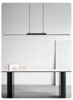Lustre Salon Design Moderne Long — Salle à Manger et Cuisine — Minimaliste
