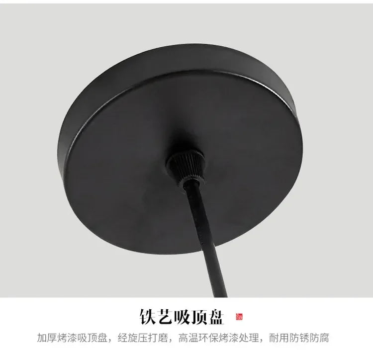 Suspension Rotin Tressé Fait Main 40/60/80/100cm - Lustre Bambou LED
